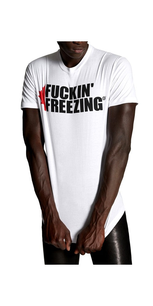 Dsquared2 Icon Fuckin' Freezing T-Shirt Weiß Herren
