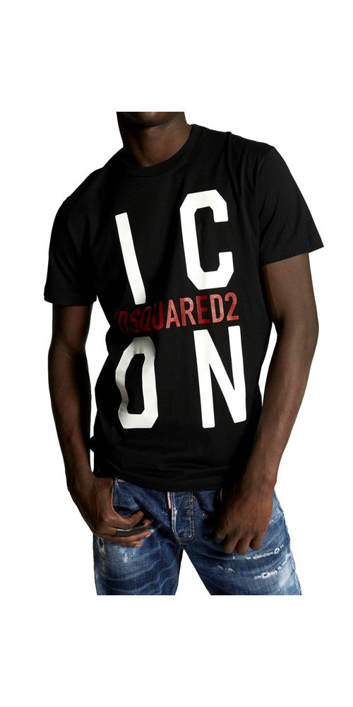 Dsquared2 IconT-Shirt Schwarz Herren Hauptbild