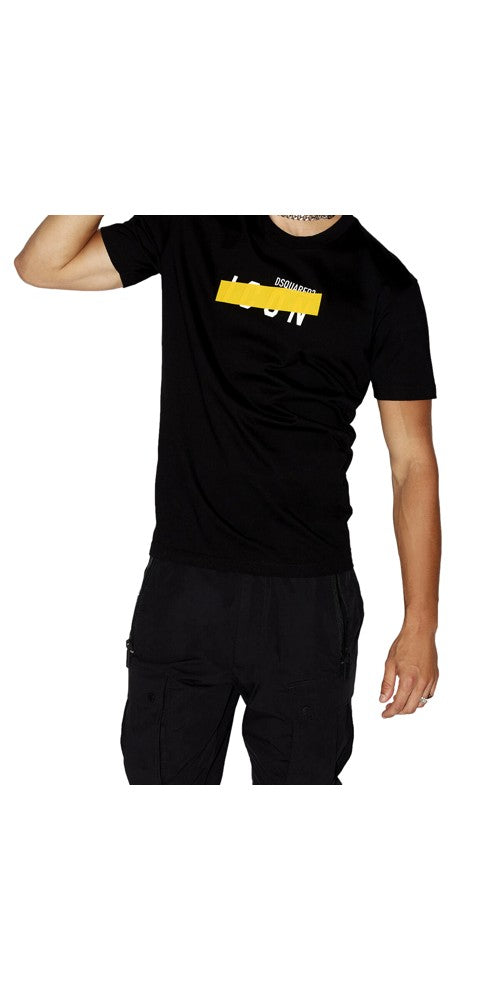 Dsquared2 Be Icon Tape T-Shirt Herren schwarz