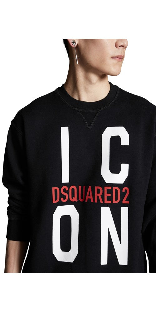 Dsquared2 Icon Sweatshirt Schwarz Herren