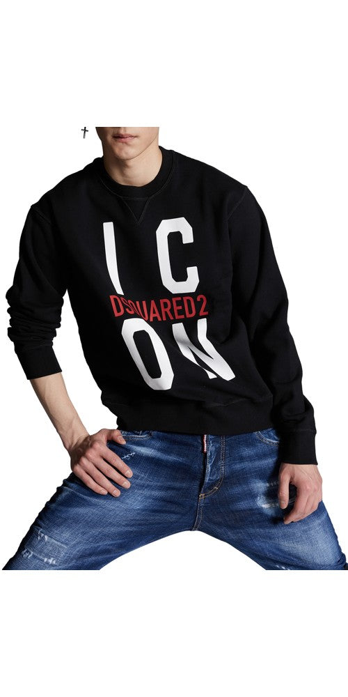Dsquared2 Icon Sweatshirt Schwarz Herren