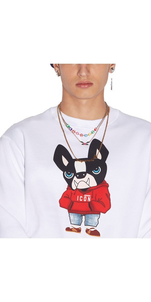 Dsquared2 Red Ciro Sweater Weiß Herren Zweitbild