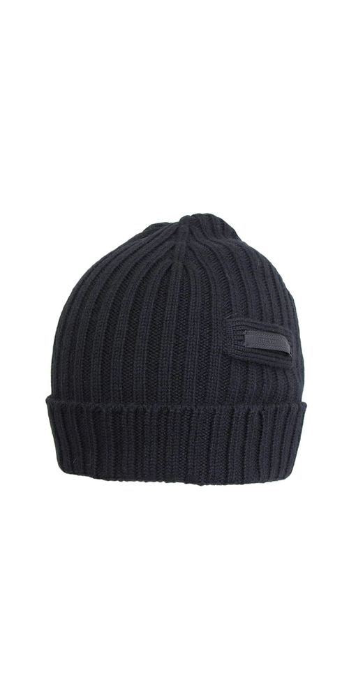 Prada Strickmütze in Schwarz Hauptbild