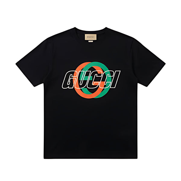 Gucci Cotton Jersey Printed T-Shirt Black G-Print