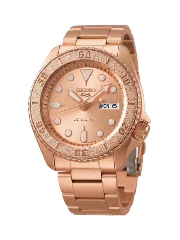 Seiko 5 Sports Herrenuhr Automatik Roségold SRPE72K1