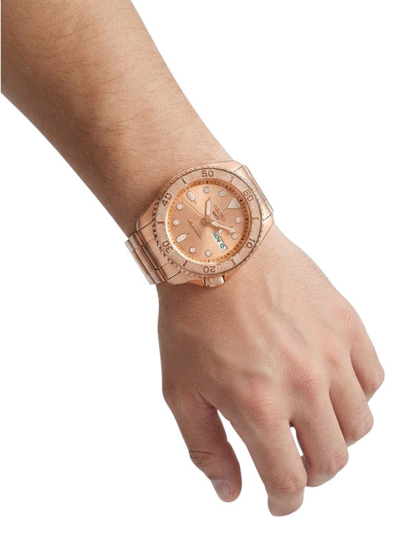 Seiko 5 Sports Herrenuhr Automatik Roségold SRPE72K1