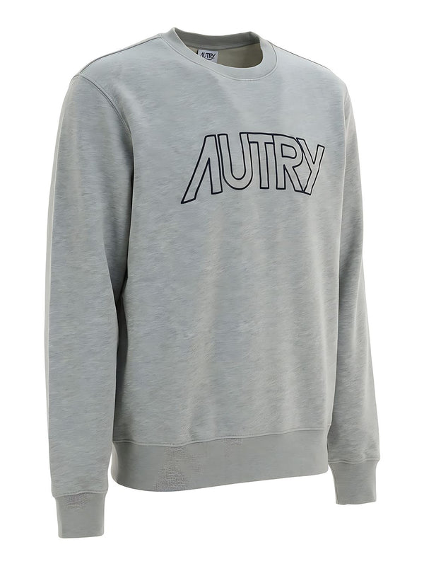 Autry Icon Logo Sweatshirt SWIM408M Grau Melange Herren