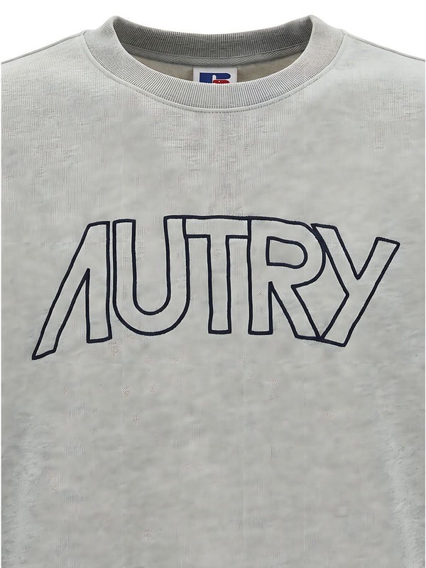 Autry Icon Logo Sweatshirt SWIM408M Grau Melange Herren