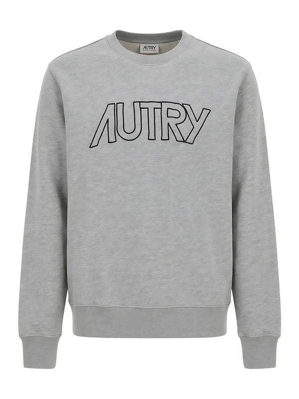 Autry Icon Logo Sweatshirt SWIM408M Grau Melange Herren