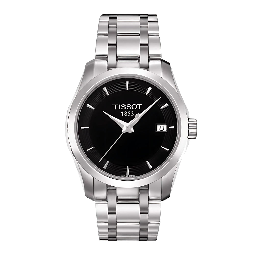 Tissot Couturier Lady Damenuhr silber Edelstahl