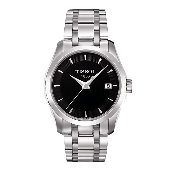 Tissot Couturier Lady Damenuhr silber Edelstahl