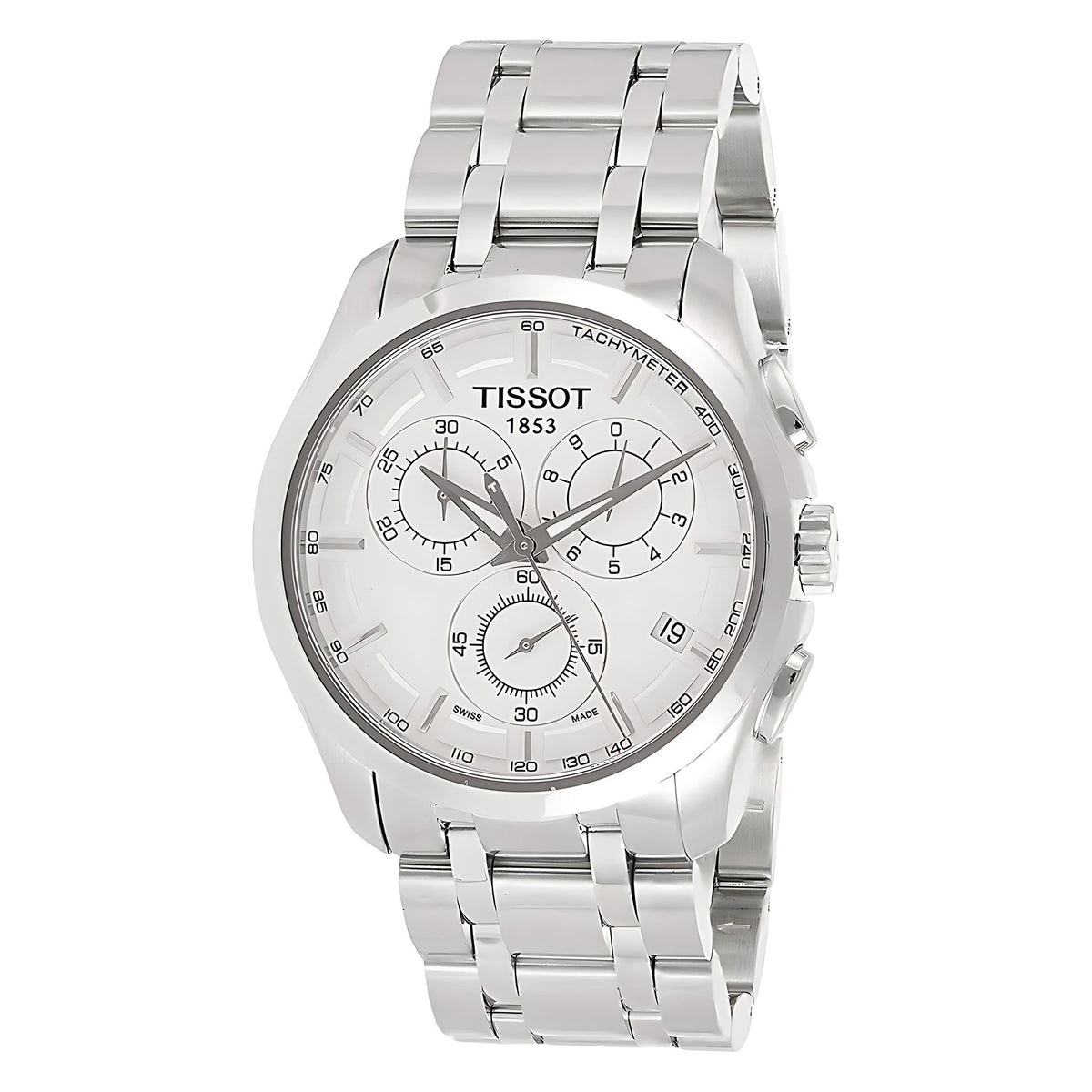 Tissot Couturier Chronograph Herren Quarzuhr Silber Hauptbild