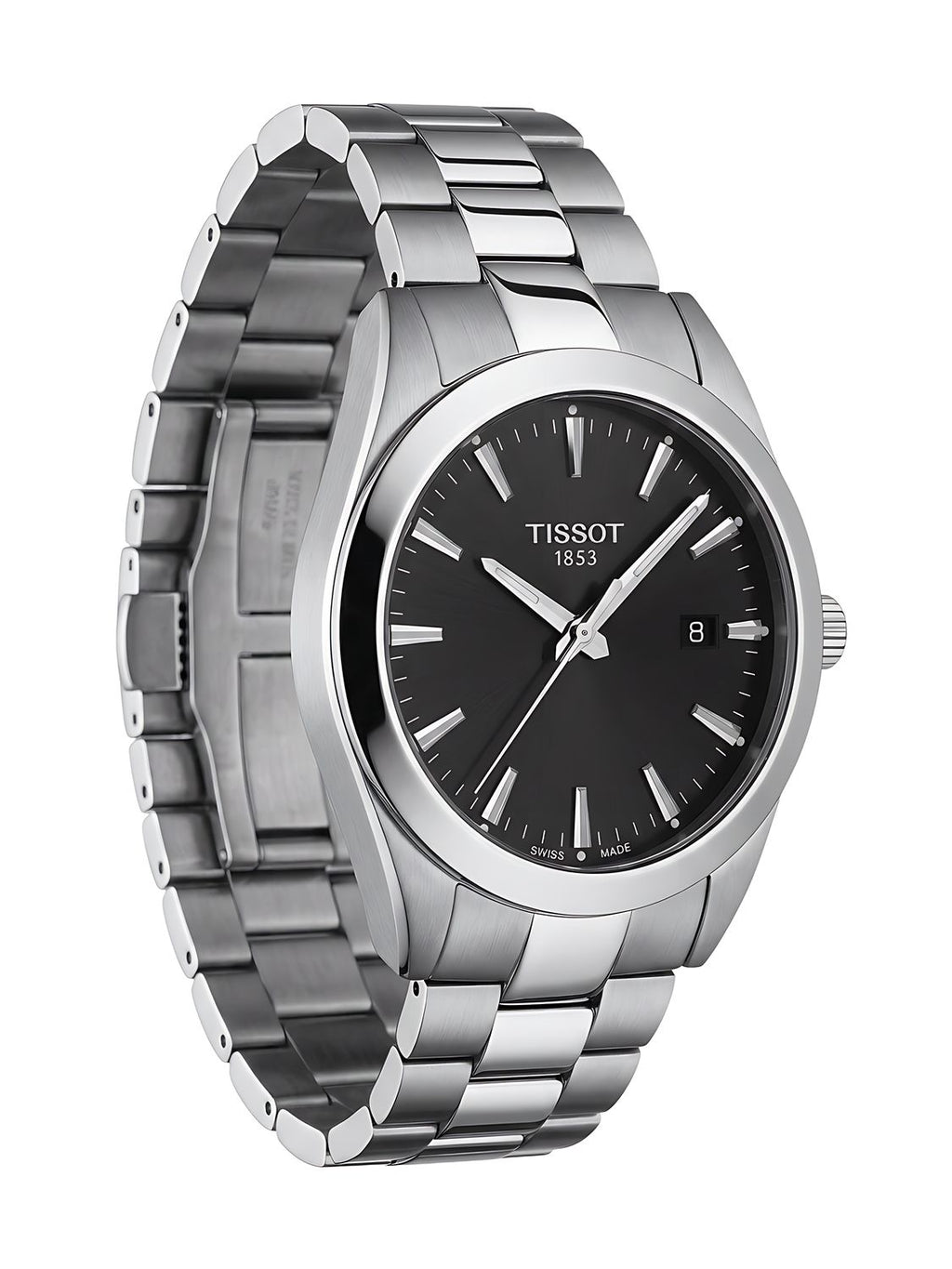 Tissot Gentleman 40mm Quarz Leder Schwarz T127.410.16.051.00