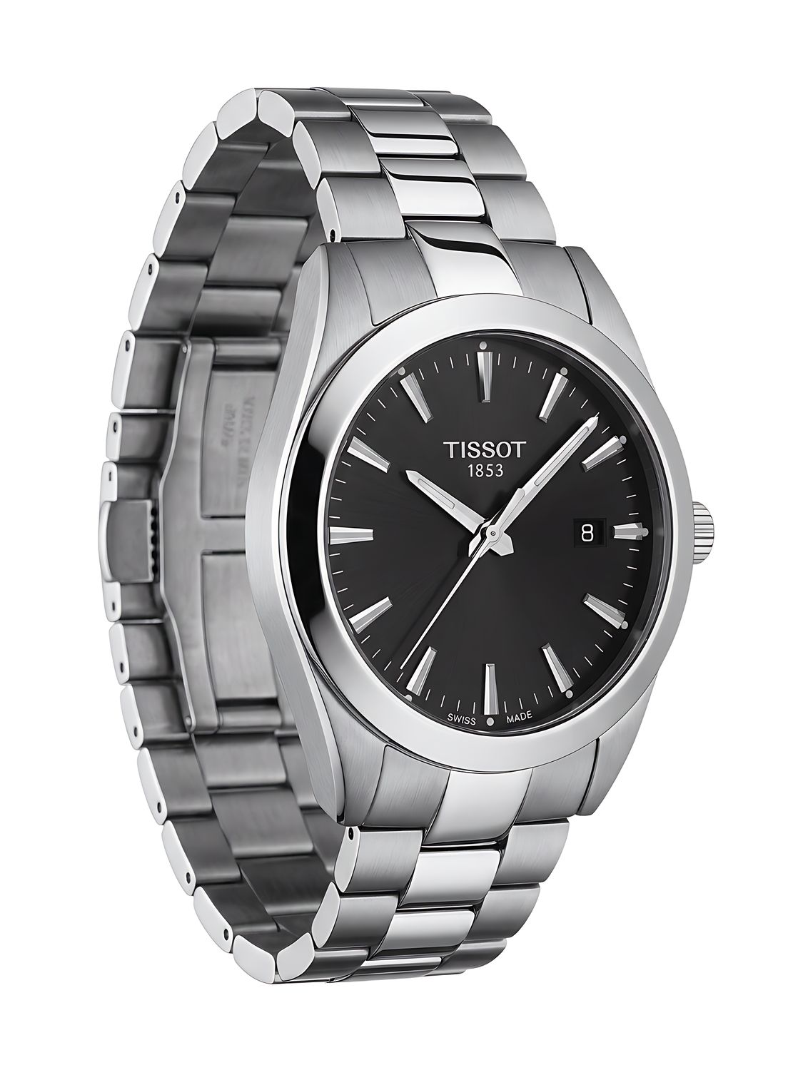Tissot Gentleman 40mm Quarz Leder Schwarz T127.410.16.051.00
