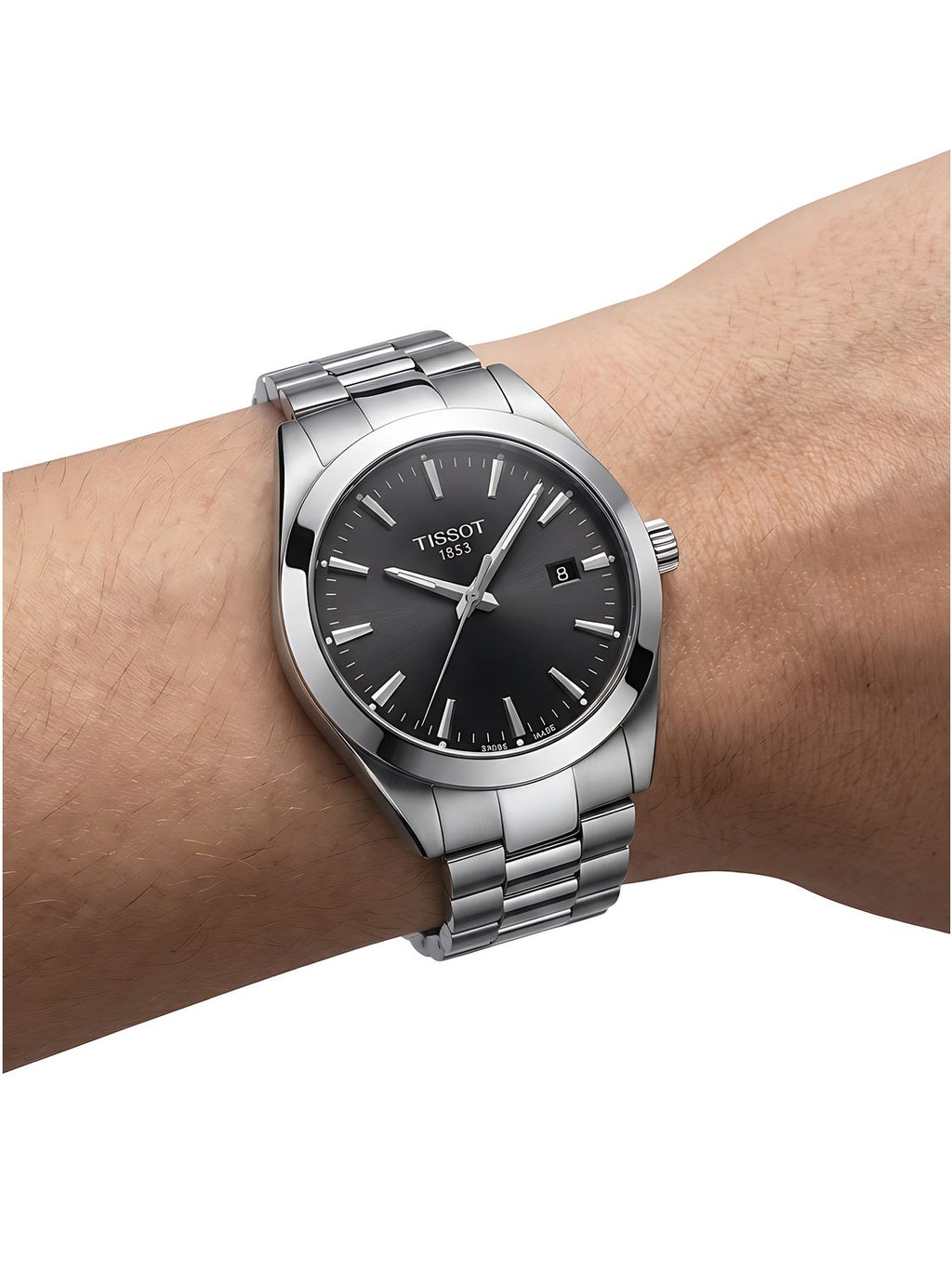 Tissot Gentleman 40mm Quarz Leder Schwarz T127.410.16.051.00