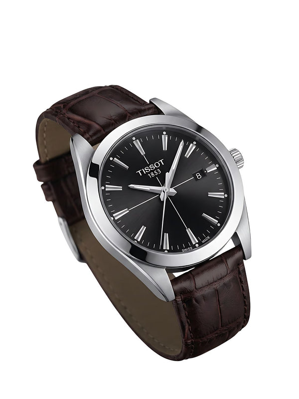 Tissot Gentleman Quarz 40 mm Schwarz Braun T127.410.16.051.01