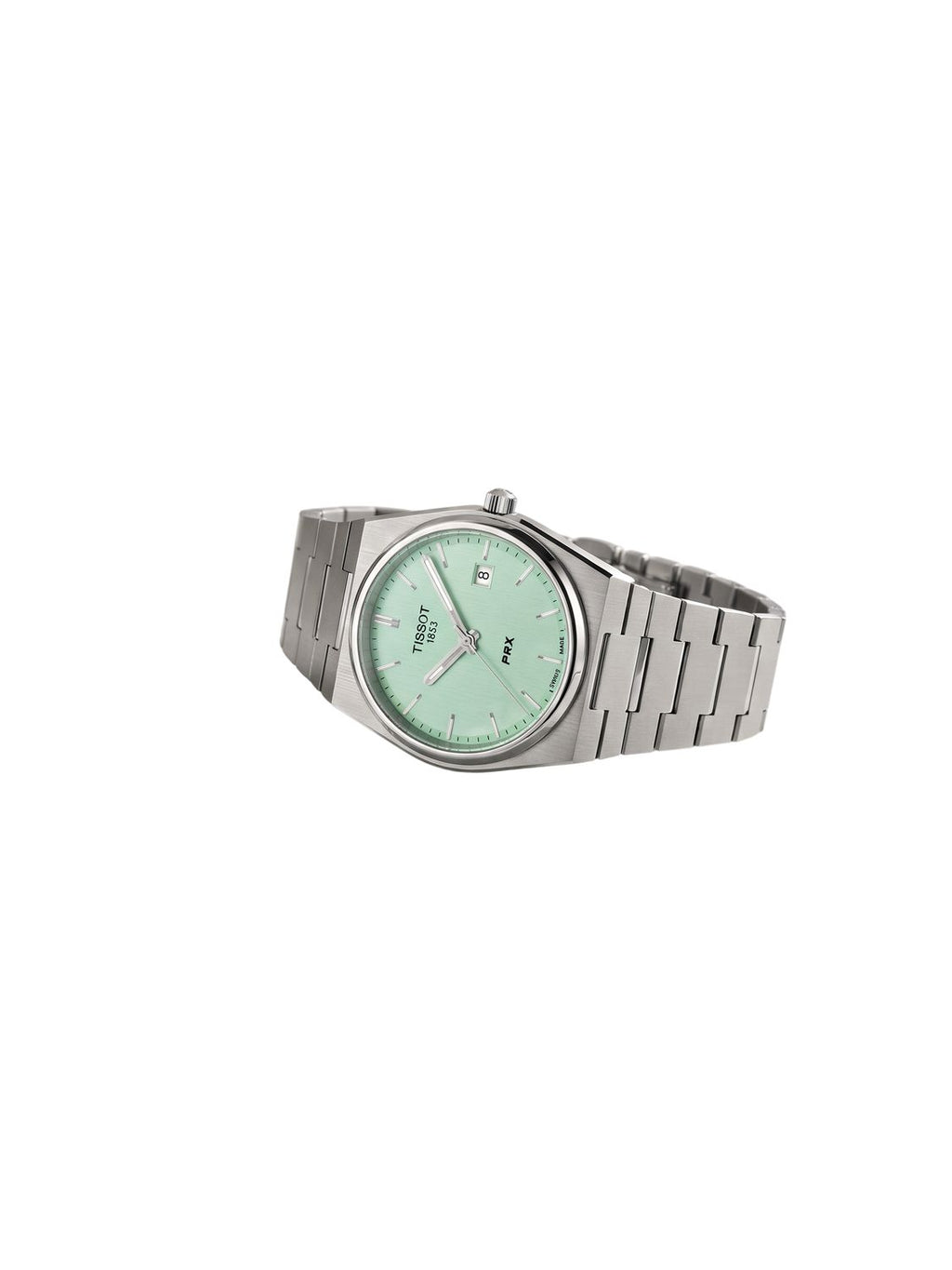Tissot PRX 40mm Quarz Herrenuhr Hellgrün T137.410.11.091.01