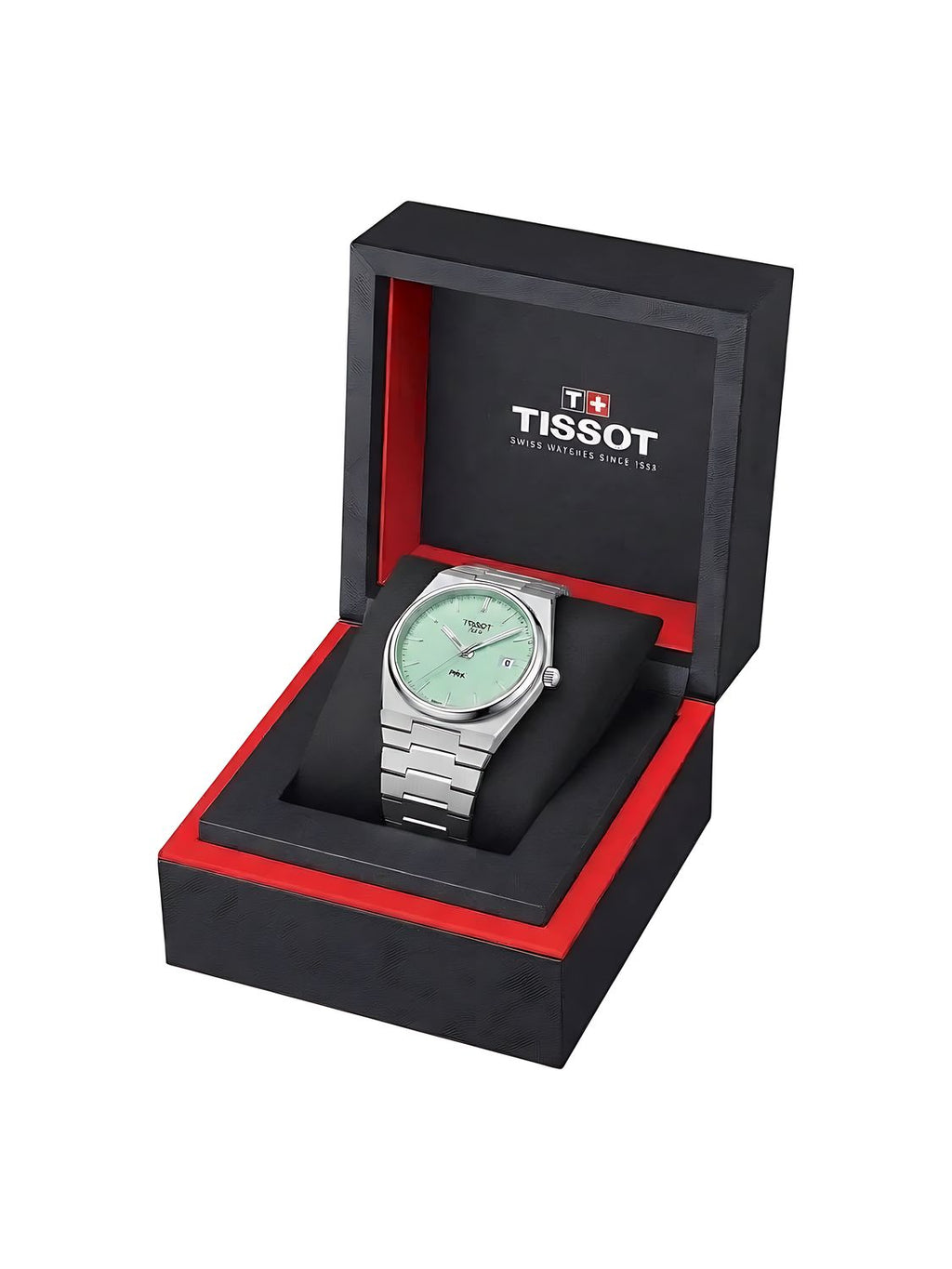 Tissot PRX 40mm Quarz Herrenuhr Hellgrün T137.410.11.091.01