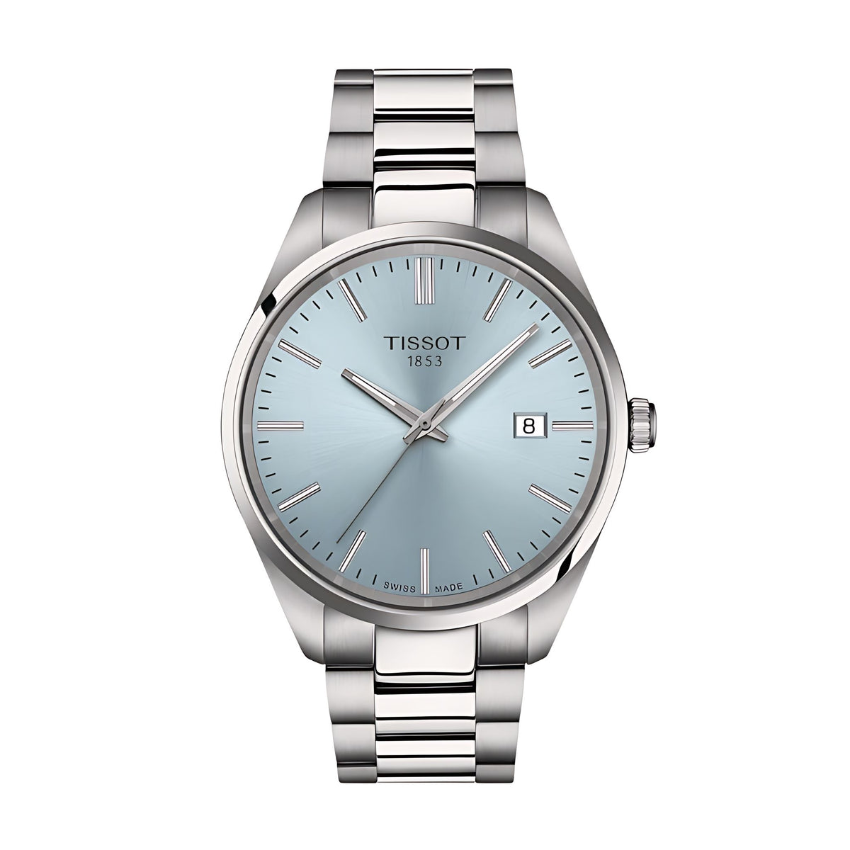 Tissot PR 100 40 mm Swiss Made Quarzuhr Eisblau T150.410.11.351.00 Hauptbild