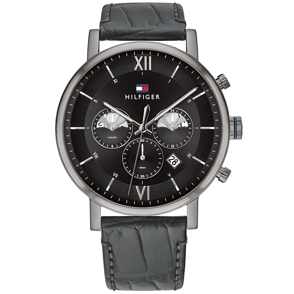 Tommy Hilfiger Evan Armbanduhr silber schwarz