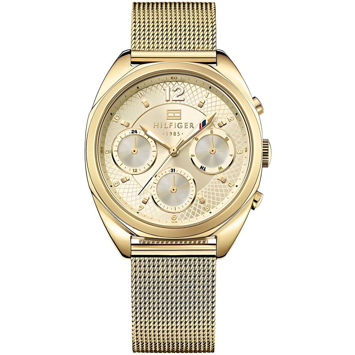 Tommy Hilfiger Damenuhr gold Edelstahl