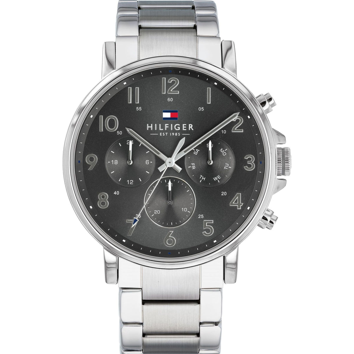 Tommy Hilfiger Daniel Armbanduhr silber schwarz