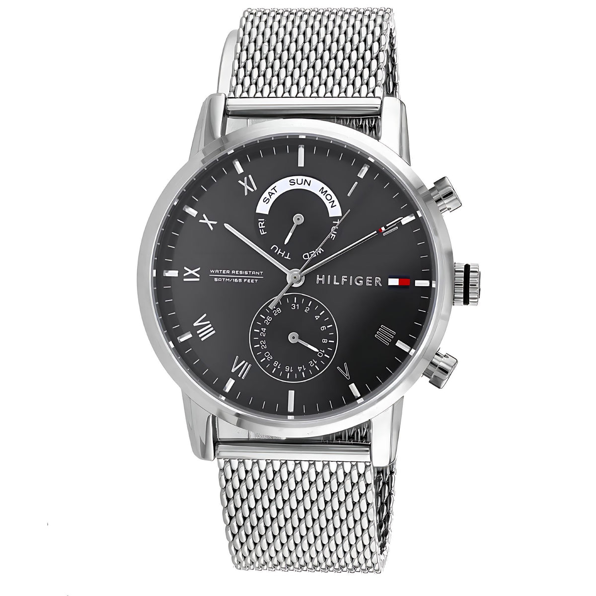 Tommy Hilfiger Kane Armbanduhr silber schwarz Hauptbild