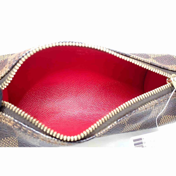 Louis Vuitton Papillon Pochette N51380 Damier Ebene Mini Braun