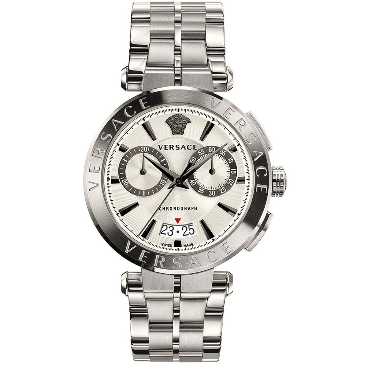 Versace Aion Chronograph Herrenuhr silber Hauptbild