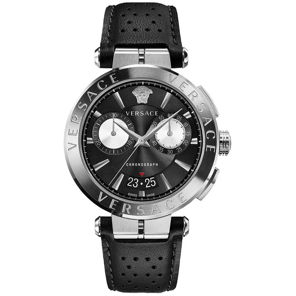Versace Aion Chronograph Herrenuhr silber schwarz Hauptbild