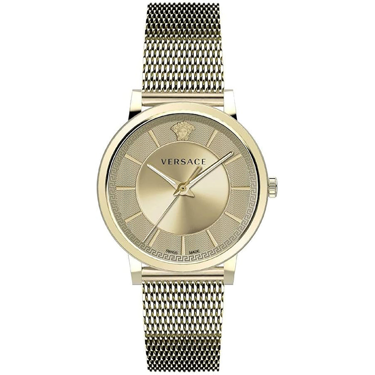 Versace V Circle Unisex Armbanduhr Gold Hauptbild