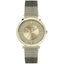 Versace V Circle Unisex Armbanduhr Gold