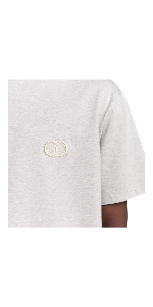 Dior CD Icon T-Shirt Relaxed Fit Grau Herren