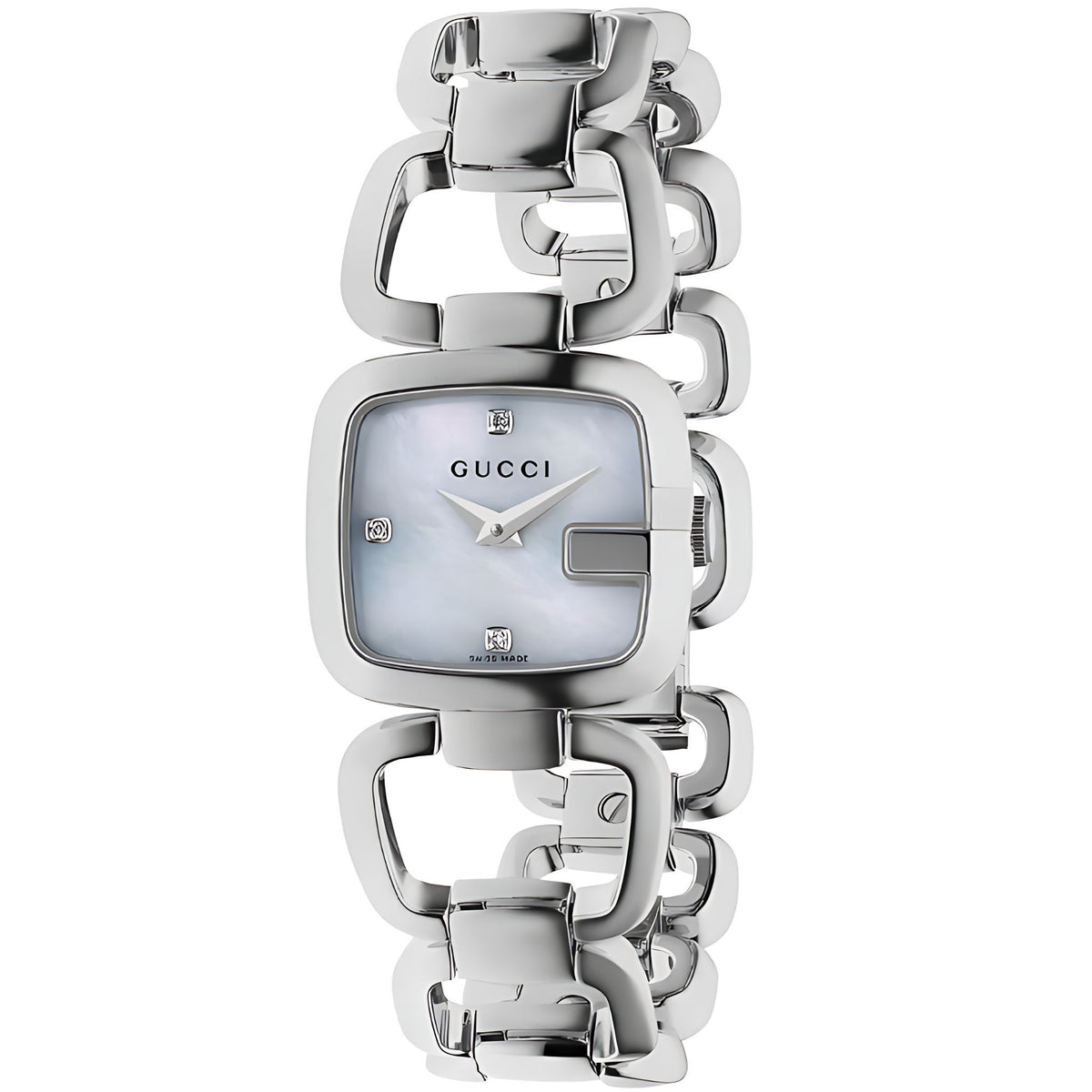 Gucci G-Gucci Damenuhr aus Edelstahl silber Hauptbild